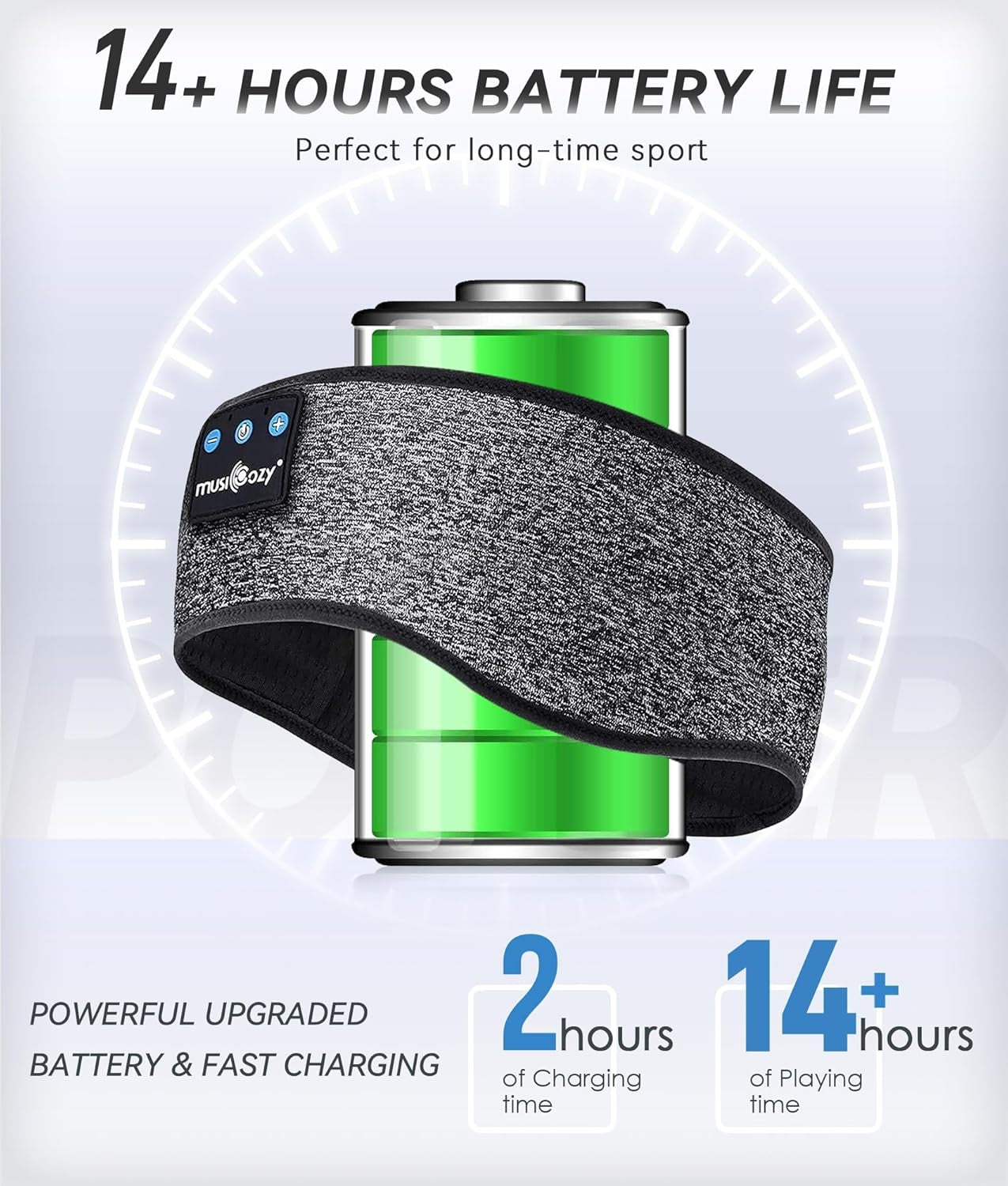 Bluetooth 5.4 Sleep Headphones Headband, Wireless Sleeping Headphones Sleep Mask Earbuds IPX6 Waterproof - Side Sleepers, Workout Runnings, Cool Tech Gadgets