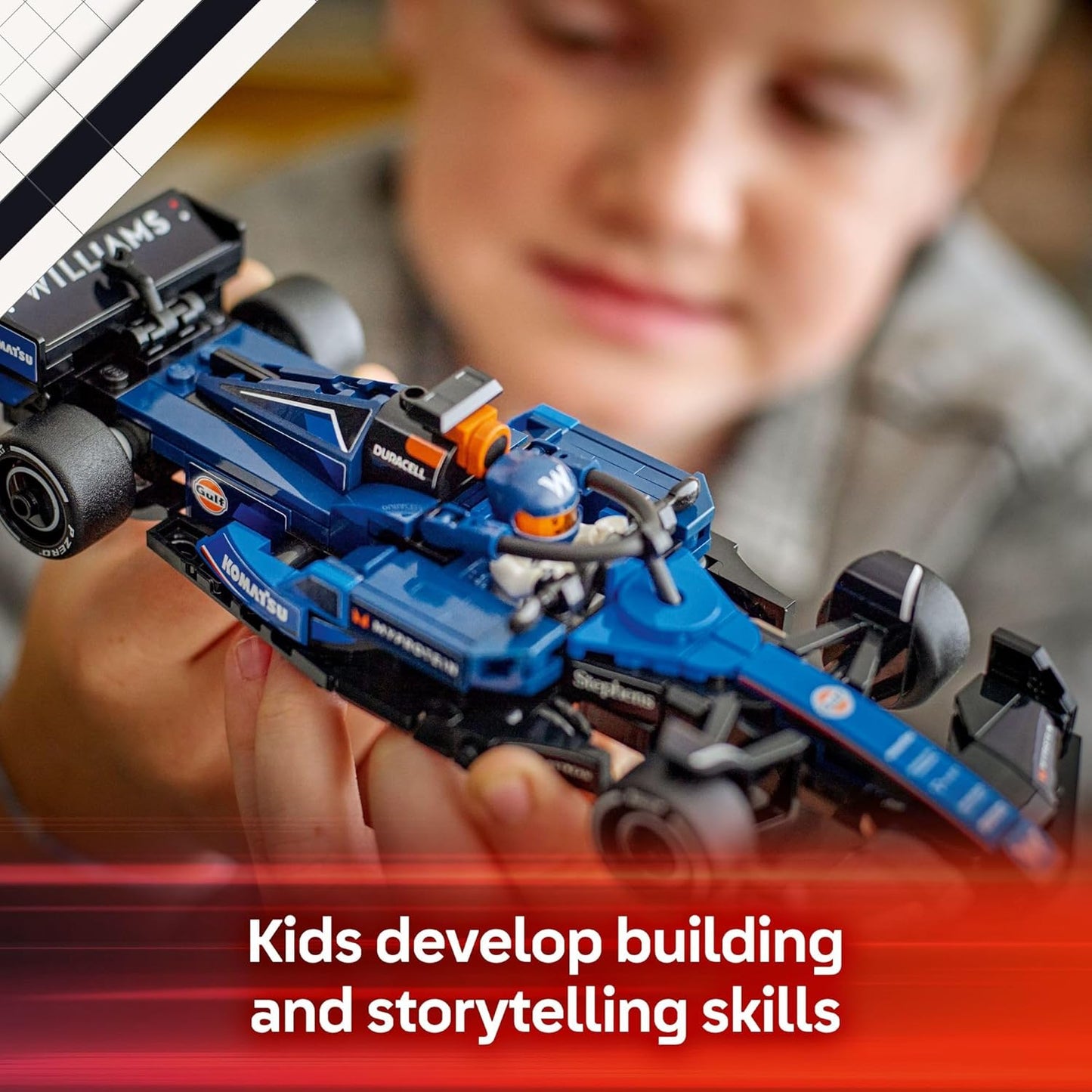 Speed Champions Williams Racing FW46 F1 Race Car Building Set Ages 10+