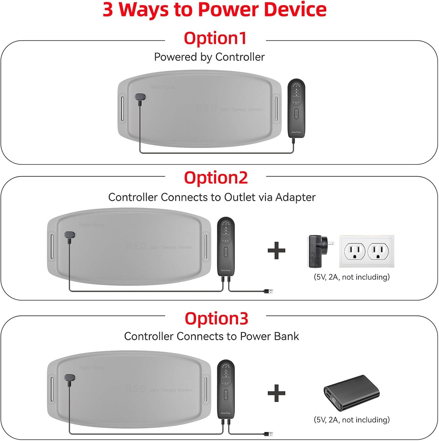 Red Light Therapy for Dogs and Humans, Portable 360 LED Chips Red Light Therapy Belt with Strap, Infrared Light Therapy Devices for Muscle & Joint Pain Relief