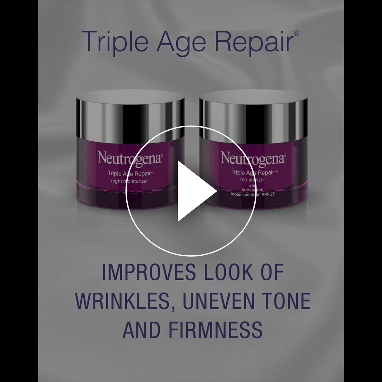 Triple Age Repair Face Moisturizer - with Hexinol Technology & Vitamin C, Anti-Wrinkle Face Cream with SPF 25, Visibly Reduces Wrinkles & Firms Skin, 1.7 Oz