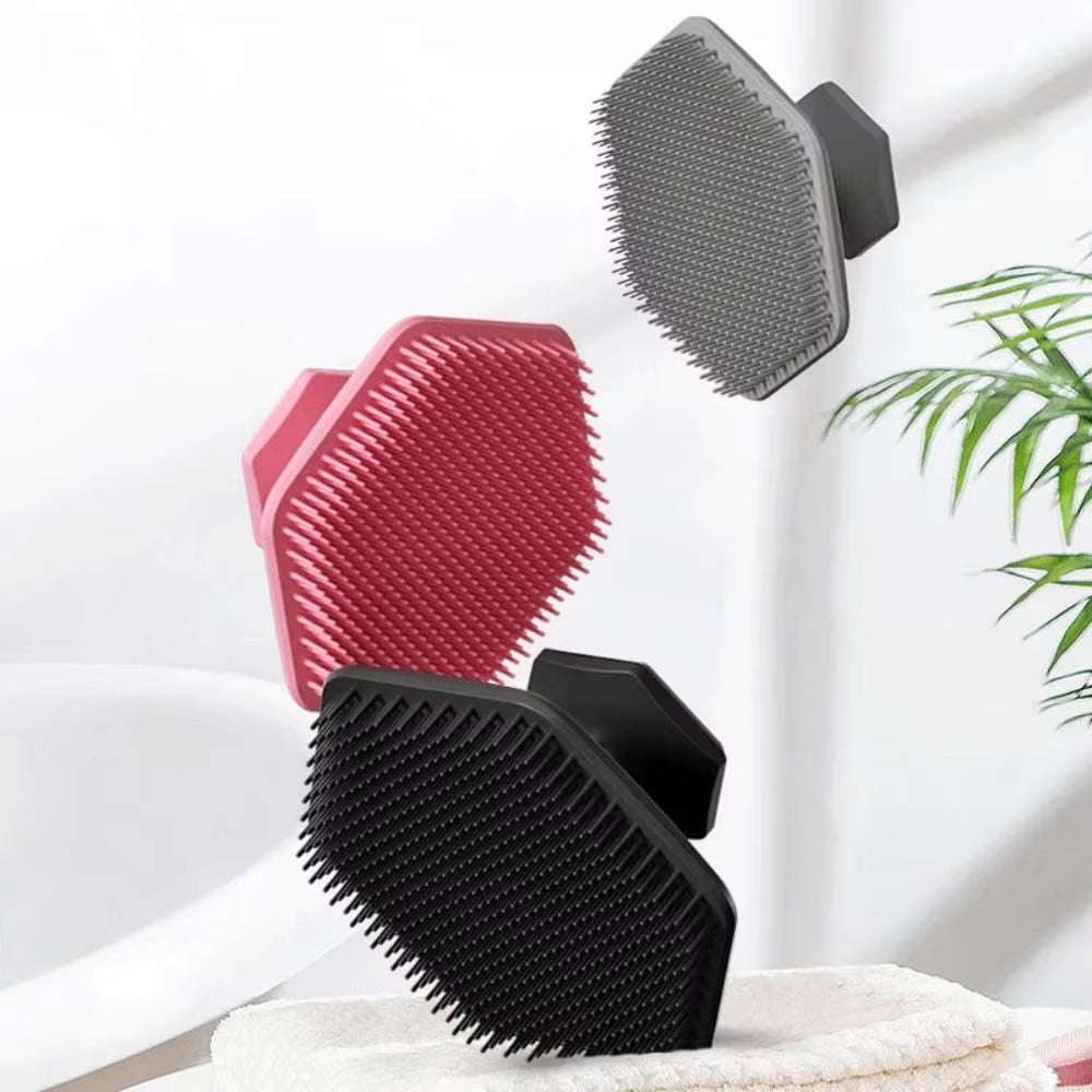 Facial Cleaning Brush Scrubber | Silicone Massage Face Scrub Brush for Men