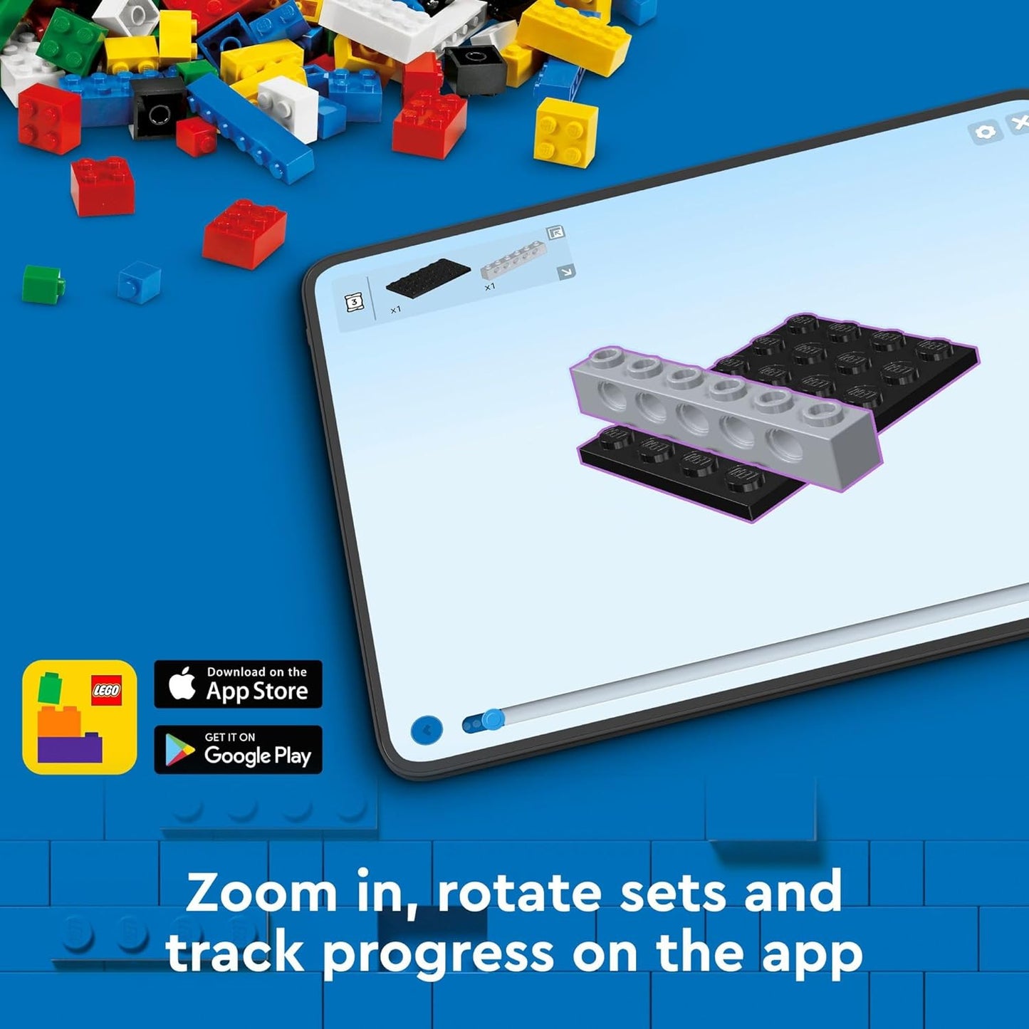 City Blue Monster Truck Off-Road Toy Playset with a Driver Minifigure, Imaginative Toys for Kids, Fun Gift for Boys and Girls Aged 5 Plus, Mini Monster Truck, 60402