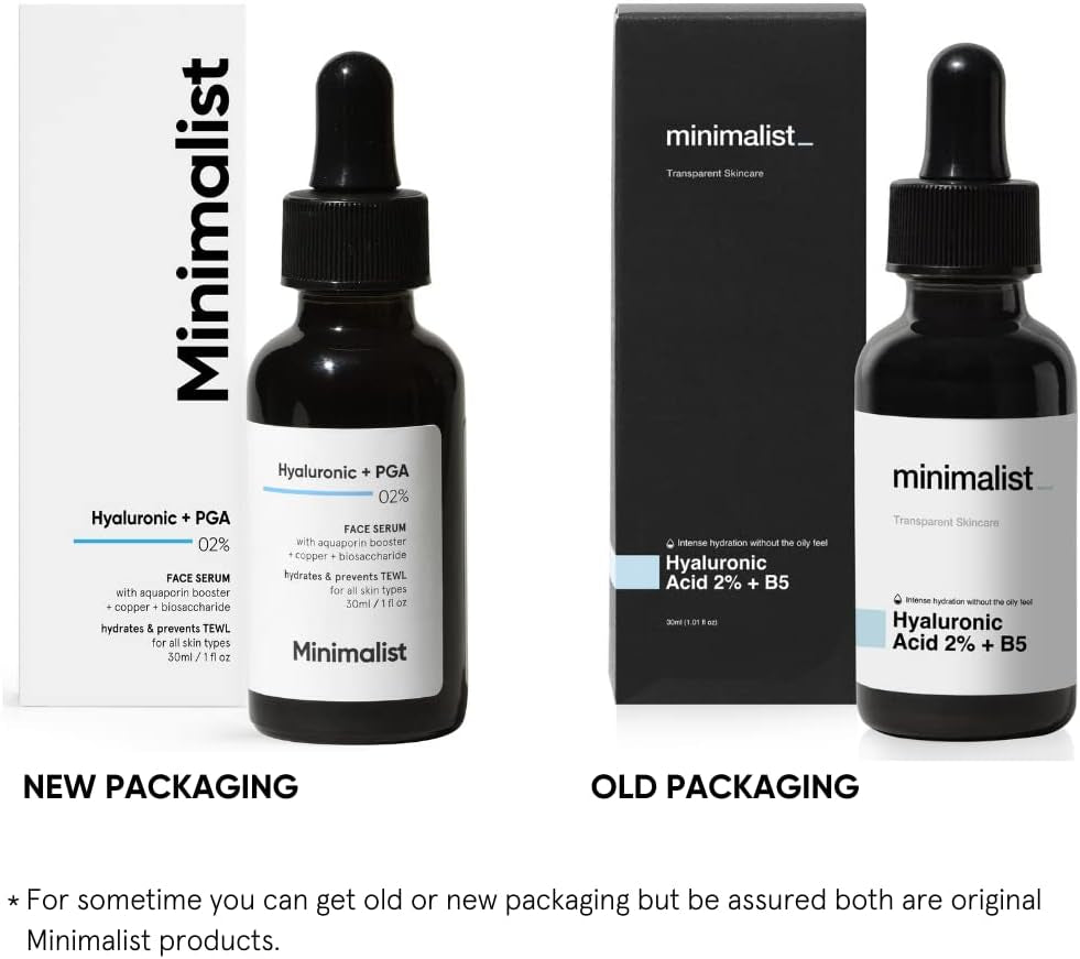 2% Hyaluronic Acid Serum for Intense Hydration,| PGA Serum | Daily Hydrating Face Serum Dry, Normal & Oily Skin 30 Ml / 1 Fl Oz