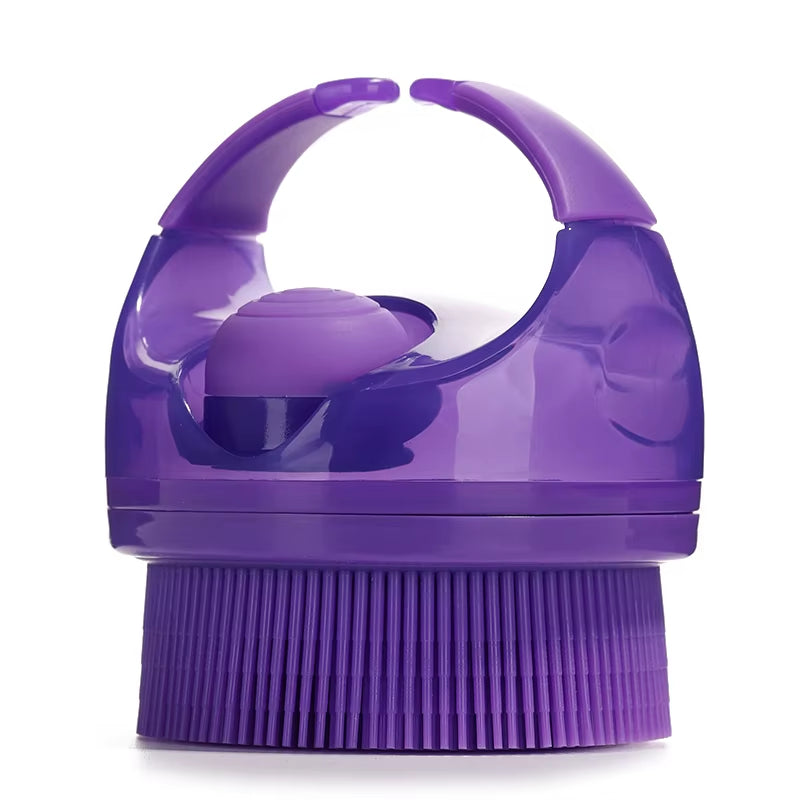 Silicone Body Scrubber Brush – Soft Bristle Bath Brush, Exfoliator & Soap Dispenser Massager