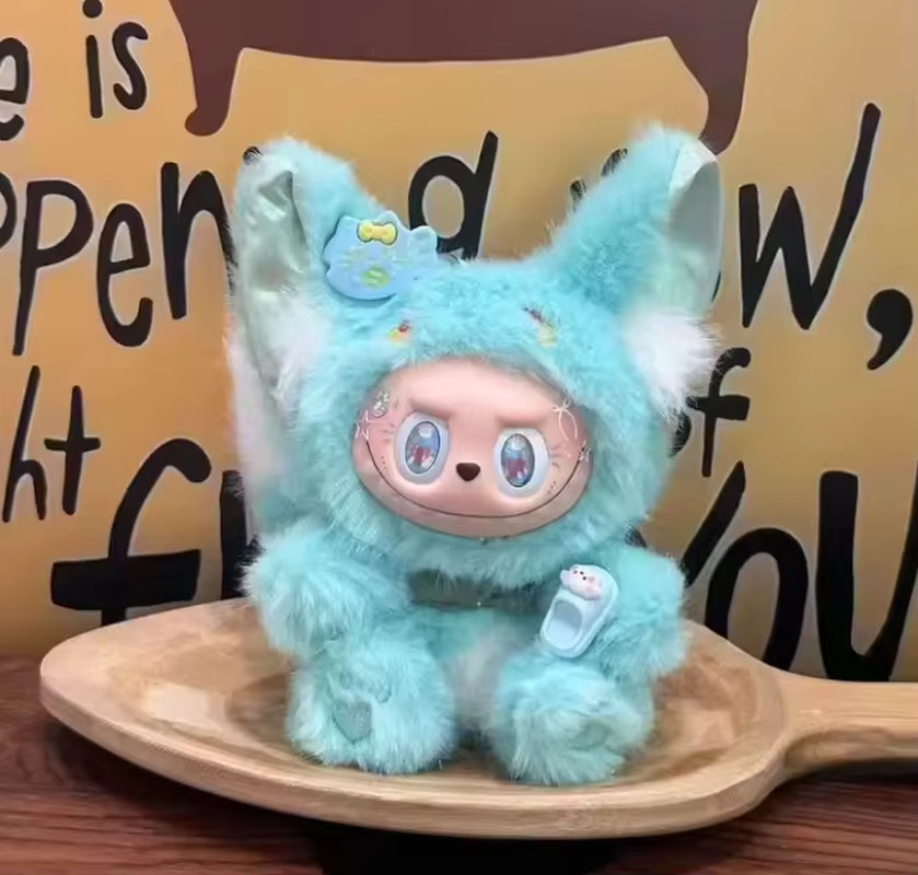 Suitable for Labubu 17Cm Vinyl Doll First Generation Standing Posture "Dark Fairy Tale" Clothing Jumpsuit Labubu Clothes Sets