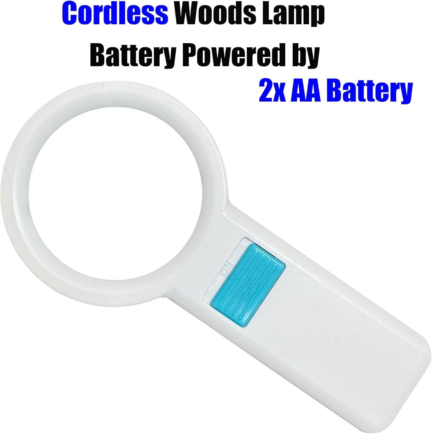 Cordless Wood'S Lamp Ringworm Detection Light-Skin Testing-Esthetician-Veterinaria-5X Magnifying Wood Lamp Black Light-16 Led-Battery Powered