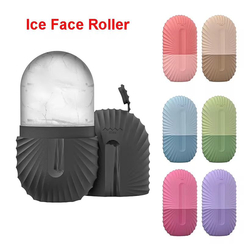 Silicone Ice Facial Roller Mold Beauty Massager for Eye Puffiness Skin