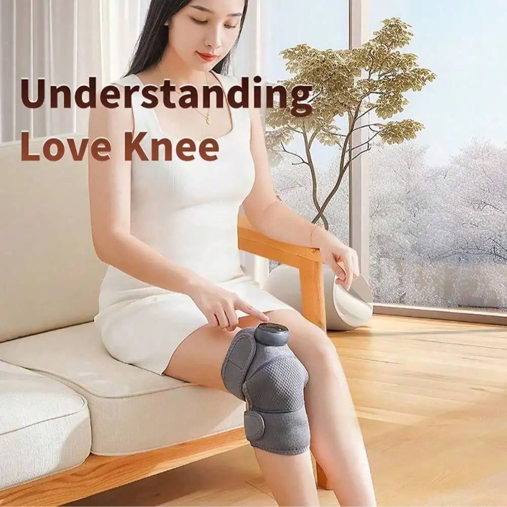 Rechargeable Adjustable 3D Knee Pad, Heat Therapy for Pain Relief, Arthritis & Joint Recovery