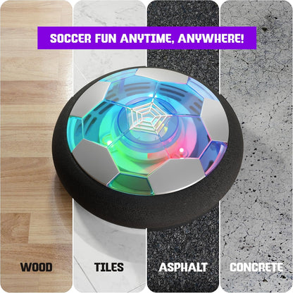 Hover Soccer Ball Light Up Indoor Outdoor Soccer Fun Toy for Girls Boys Adults-6+