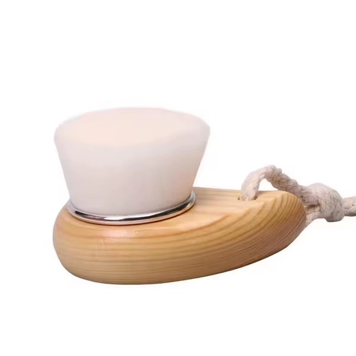 1Pc-Soft Fiber Hair Facial Massage Brush Gentle Exfoliation Cleaning Face Skin Care Tool with Wooden Handle