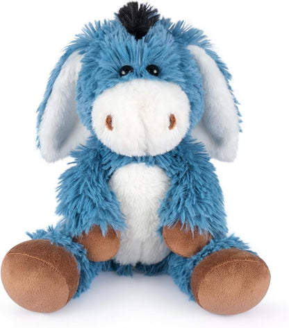 Heatable and Coolable Donkey Stuffed Animals, Microwavable Stuffed Animal Heating Pads for Soothing, Lavender Scent Donkey Plush for Discomfort, Plushies Gift for Kids & Aldults
