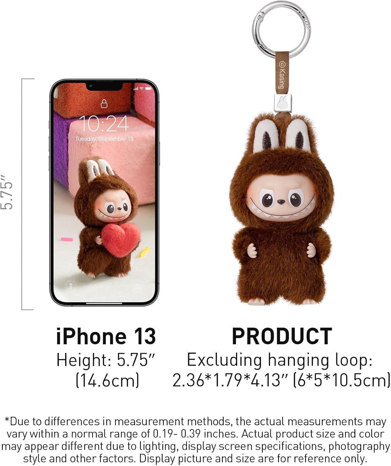 the Monster Pin for Love Series (A–M) Mini Labubu Doll Blind Box Keychain – Vinyl Plush Pendant, Bag Charm, Collectible Holiday & Birthday Gift for Kids & Adults, Single Box