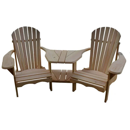 Adirondack Muskoka Chair with Center Table -  3pc Set