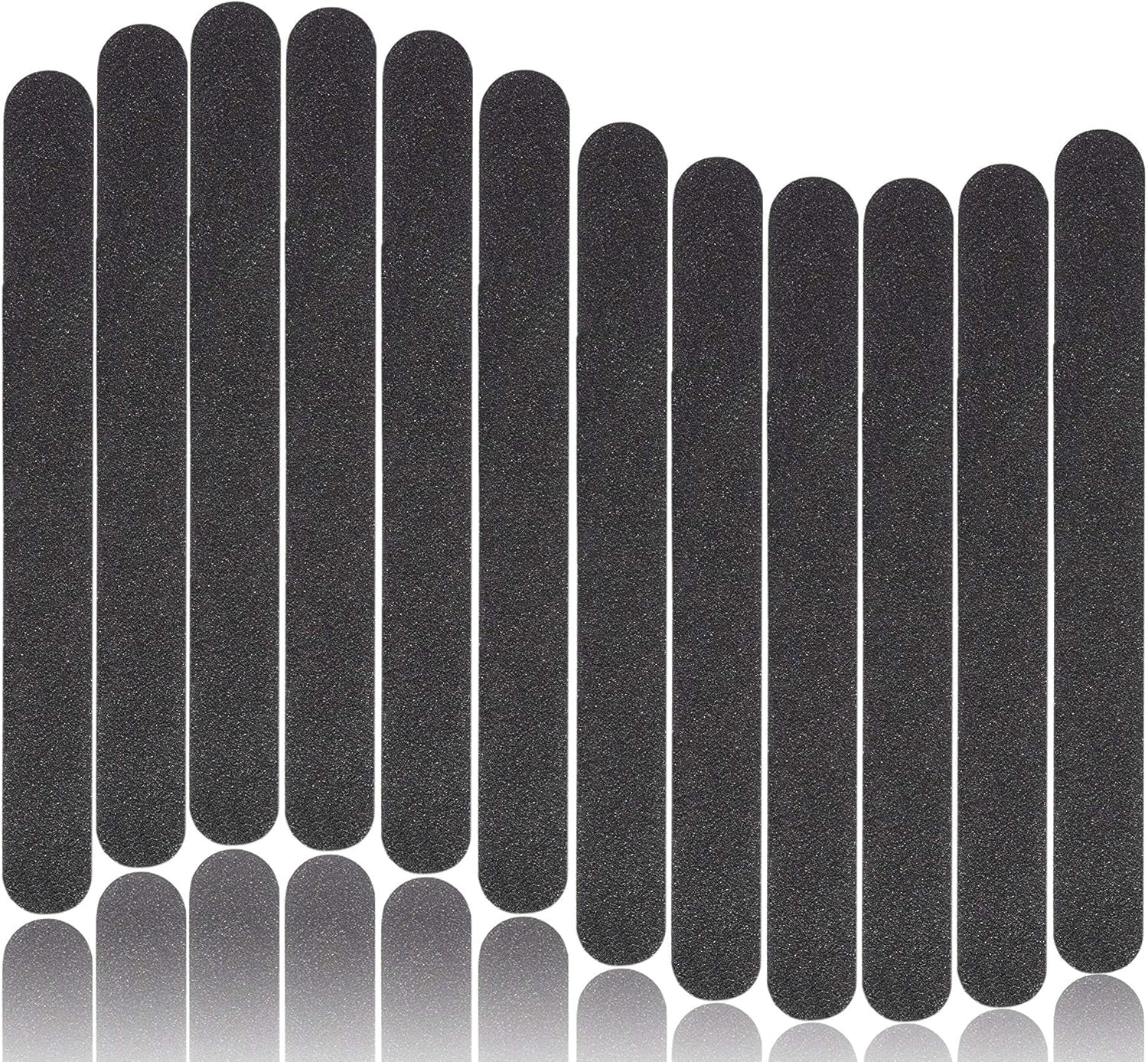 Nail Files Double Sided Professional Manicure Tools Kit 100/180 Grit Washable (12PCS)