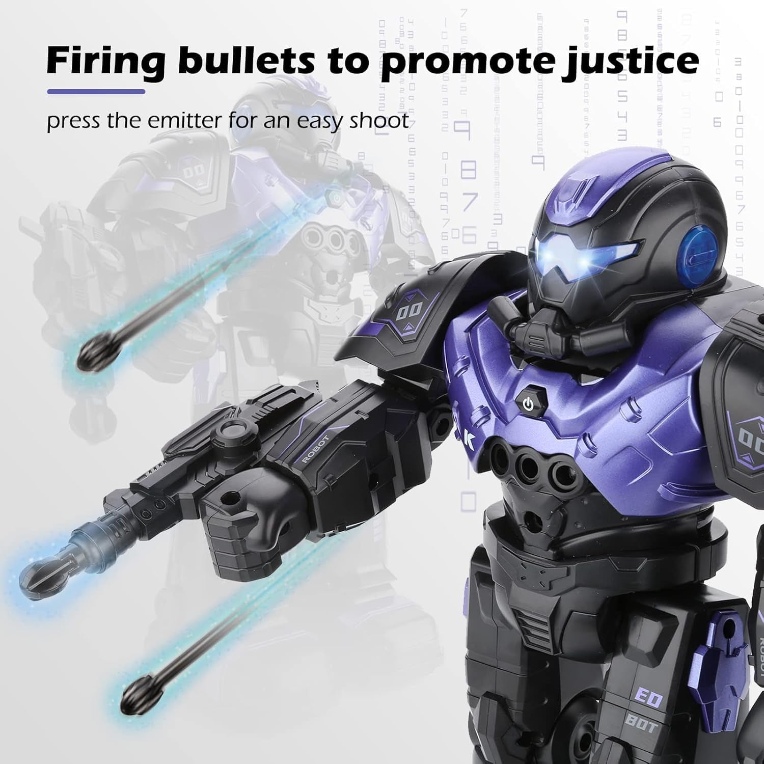 RC Robot Toys Gesture Sensing Remote Control Programmable Robot Toy for 5 6 7 8 9 Years Old Boys Kids