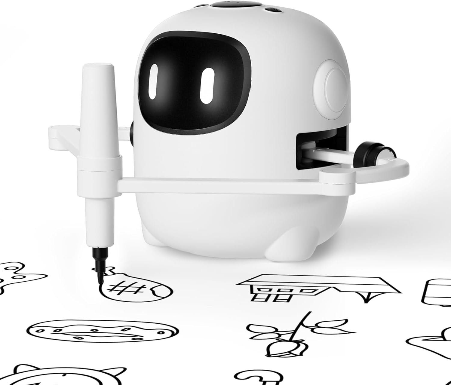 Drawing Robot Toy Voice Interactive Art Machine 150 Cards Kids Learning Toy