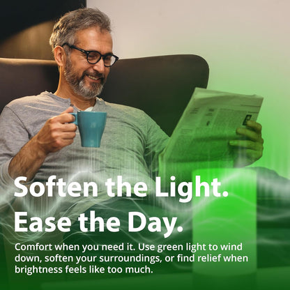 Soothe - 520Nm Narrow-Band Green Light Lamp by Gamma - Migraine Headache Relief - Pain Relief