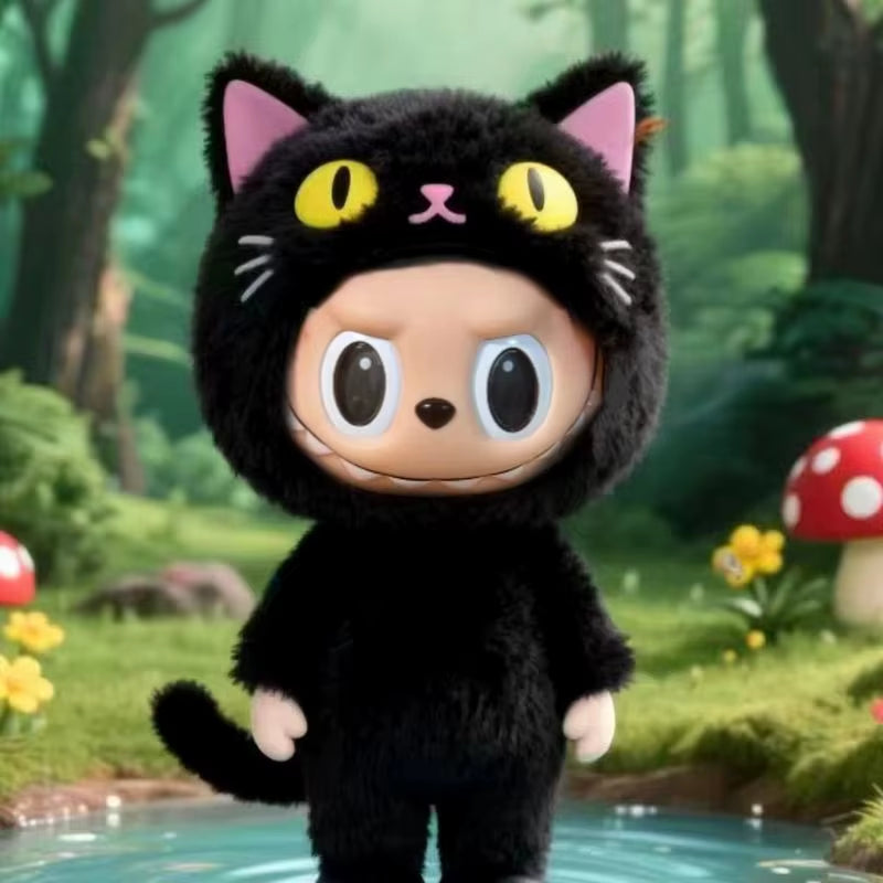 Suitable for Labubu 17Cm Vinyl Doll First Generation Standing Posture "Dark Fairy Tale" Clothing Jumpsuit Labubu Clothes Sets