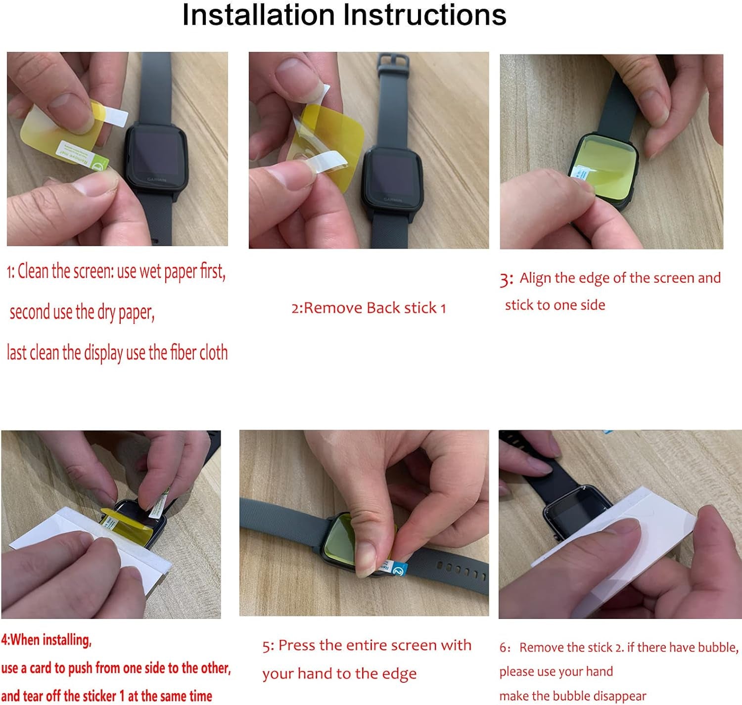 Compatible for Miko 3 Screen Protector, [6 Pack] Full Coverage TPU Clear Film Compatible with Miko 3 Smart Robot (6 PACK)