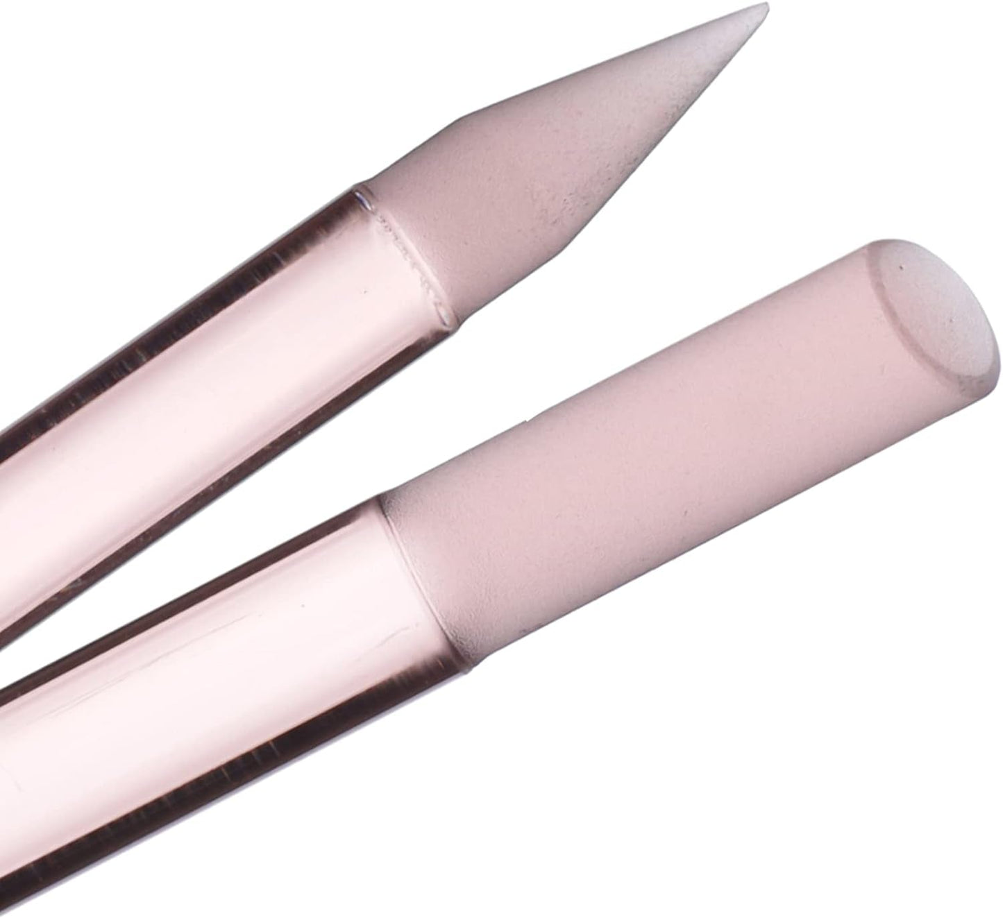 Glass Cuticle Pusher - 1Pc Purple Glass Cuticle Pusher Tool. Dual Ended Czech Glass Crystal Cuticle Pusher with Pointed and Slanted Ends