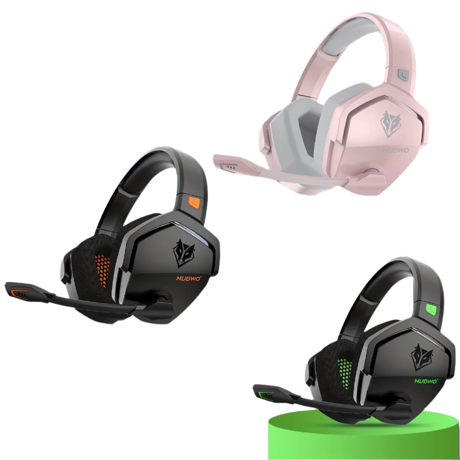 Gaming Headset - Ultra-Low Latency Noise Cancelling Bluetooth Headphones with Microphone for PS5, PS4, Xbox, PC, and Mac