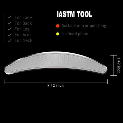 3 in 1 Stainless Steel Muscle Scraper Tools Set,Scraping Massage Tools for Physical Therapy,Derma Edge Massage Tool & Guasha Massage Scraper Tool,Iastm Tools,Guasha Tool for Body