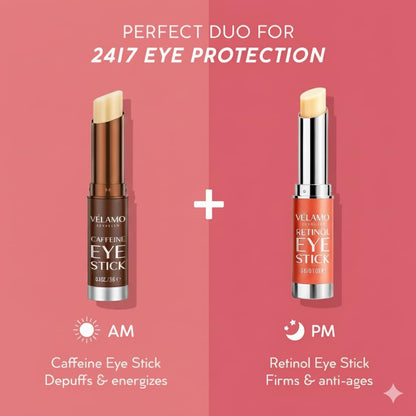 Retinol Eye Stick: Renewing & Firming under Eye Balm for Dark Circles, Puffiness, Fine Lines & Wrinkles - Travel Essentials, Portable & Perfect for On-The-Go Use, 0.1 Oz/3G