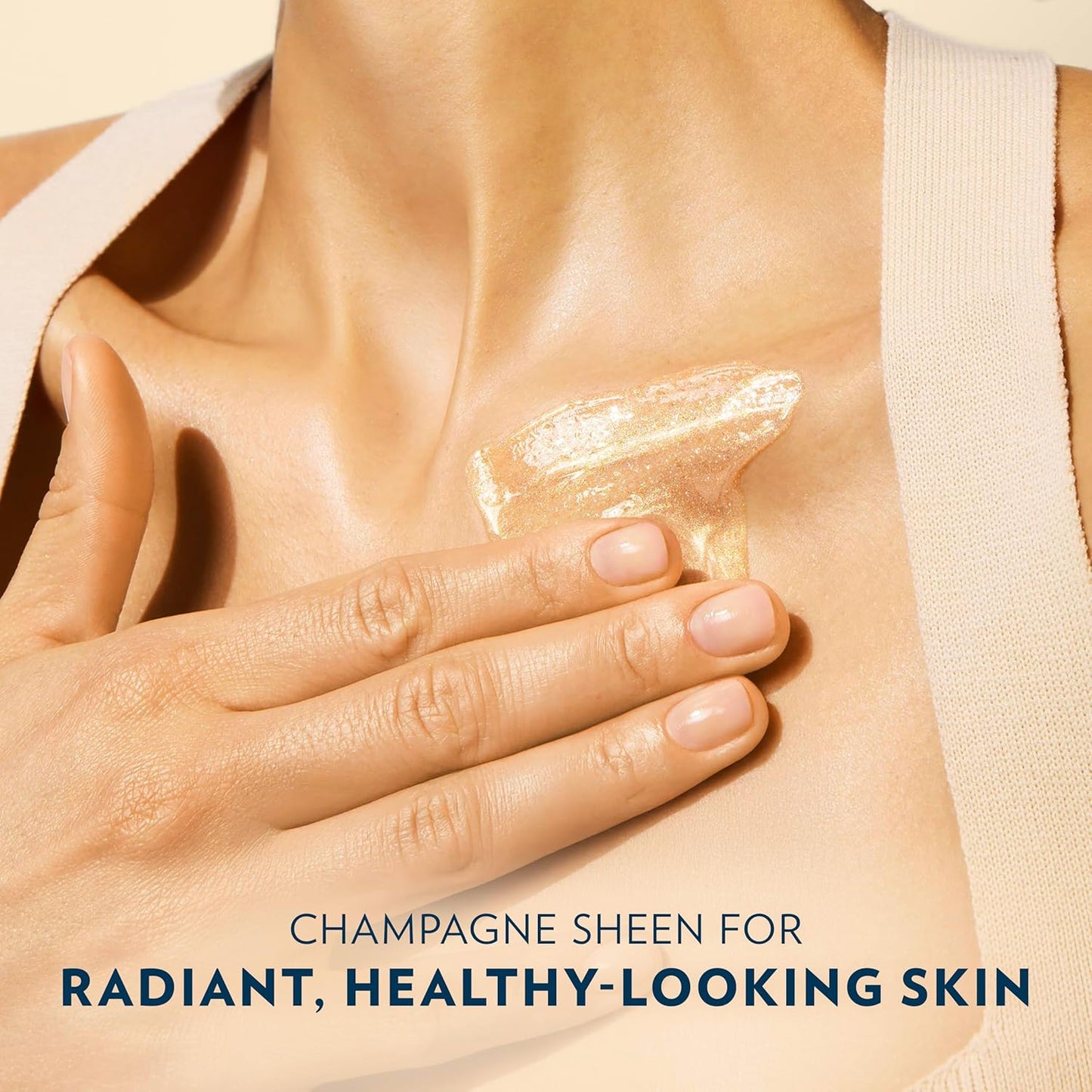 Glazed and Glisten Sunlit Glow Body Gel Oil Vanilla Cocoa Shimmering with Ultra-Hydrating Lipids and 100% Pure Cocoa Butter, 6.8 Oz