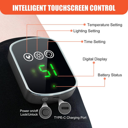 Red-Light-Therapy for Knee near Infrared-Light Heating Device for Body/Joint/Elbow/Shoulder 660Nm&850Nm