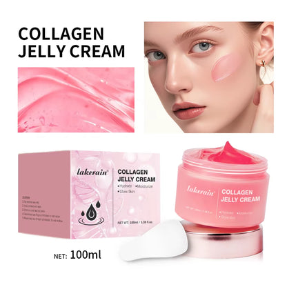 Moisturizing Collagen Jelly Cream Niacinamide Hydrolyzed Hydration Skincare