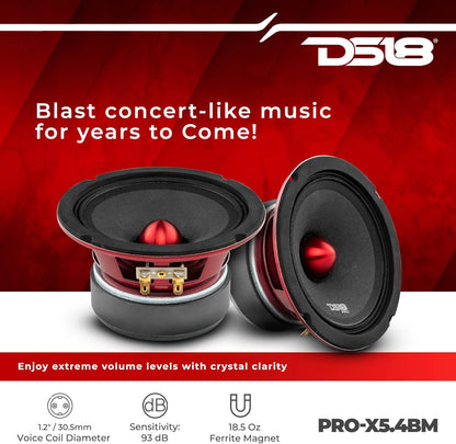 PRO-X5.4BM PRO Series Midrange Bullet Loudspeaker - Set of 1-5.25"