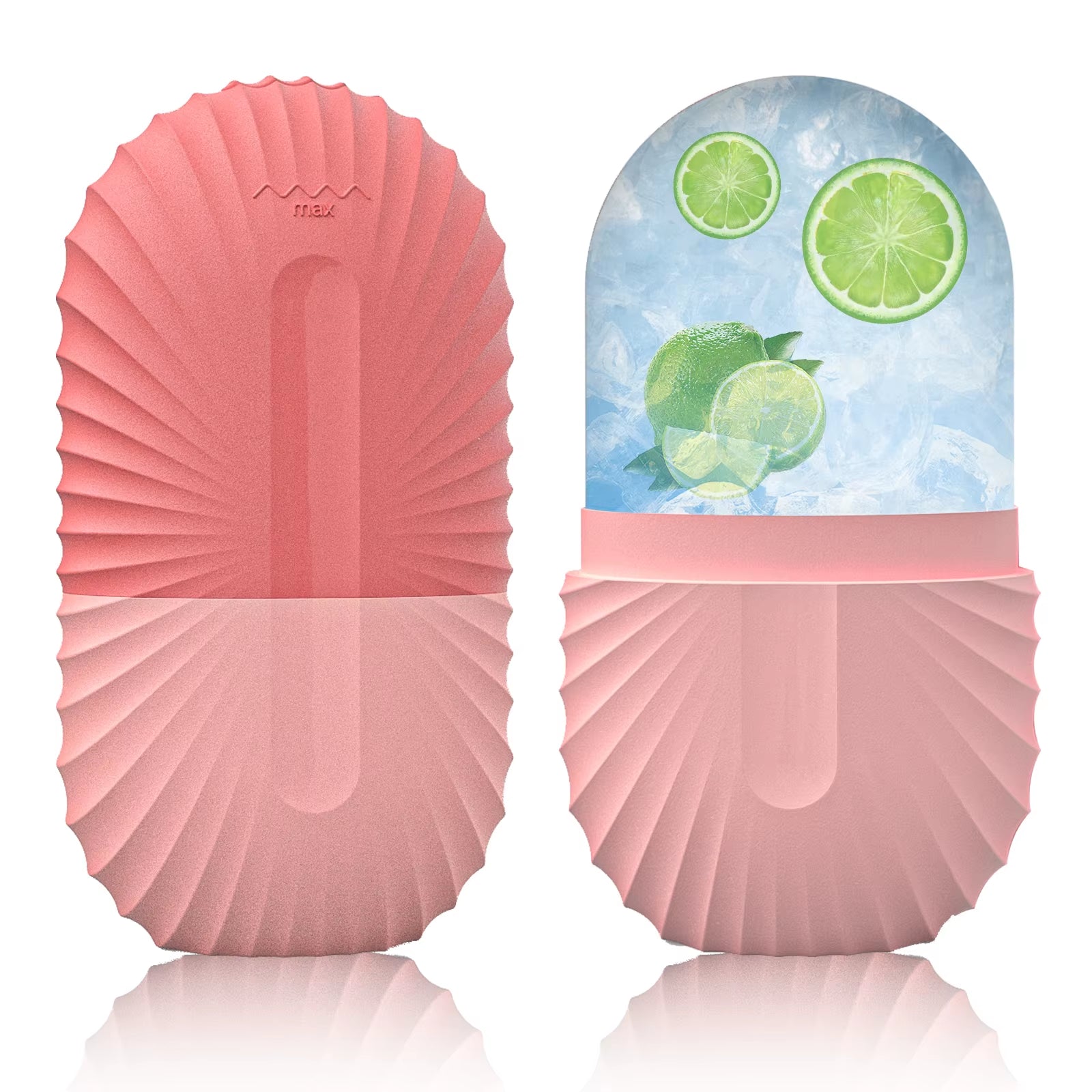 1Pc Silicone Face Ice Cube Mold for Beauty and Skin Care Silicon Face Ice Roller