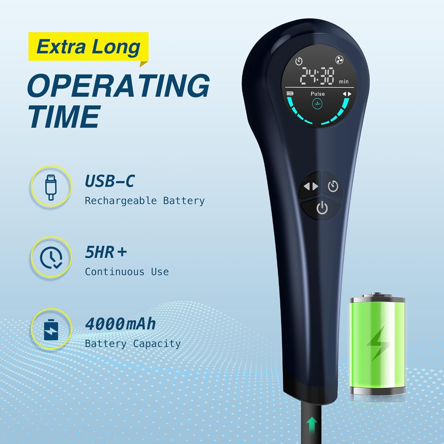 Cold Laser Therapy Device, Portable Handheld Red Light Therapy for Joint and Muscle Pain Relief, Wound Healing, Dual Wavelenghth (4X808Nm+14X650Nm) with Adjustable Timer and Intensity