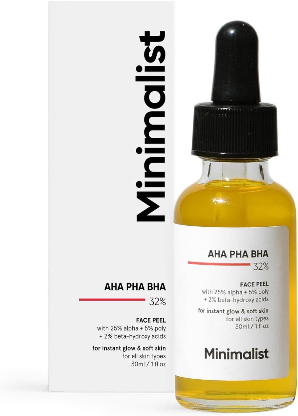 Face Peel  32% AHA BHA PHA | 30 Ml / 1 Fl Oz