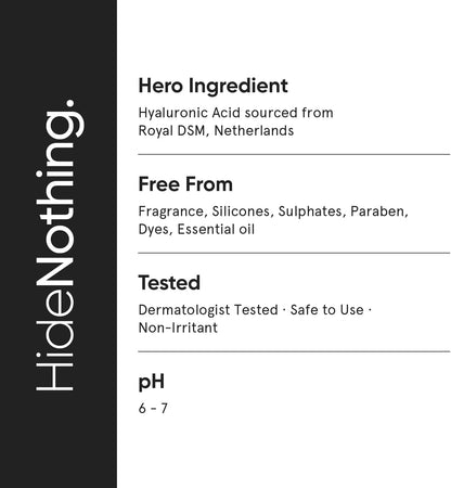 2% Hyaluronic Acid Serum for Intense Hydration,| PGA Serum | Daily Hydrating Face Serum Dry, Normal & Oily Skin 30 Ml / 1 Fl Oz