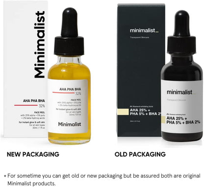 Face Peel  32% AHA BHA PHA | 30 Ml / 1 Fl Oz