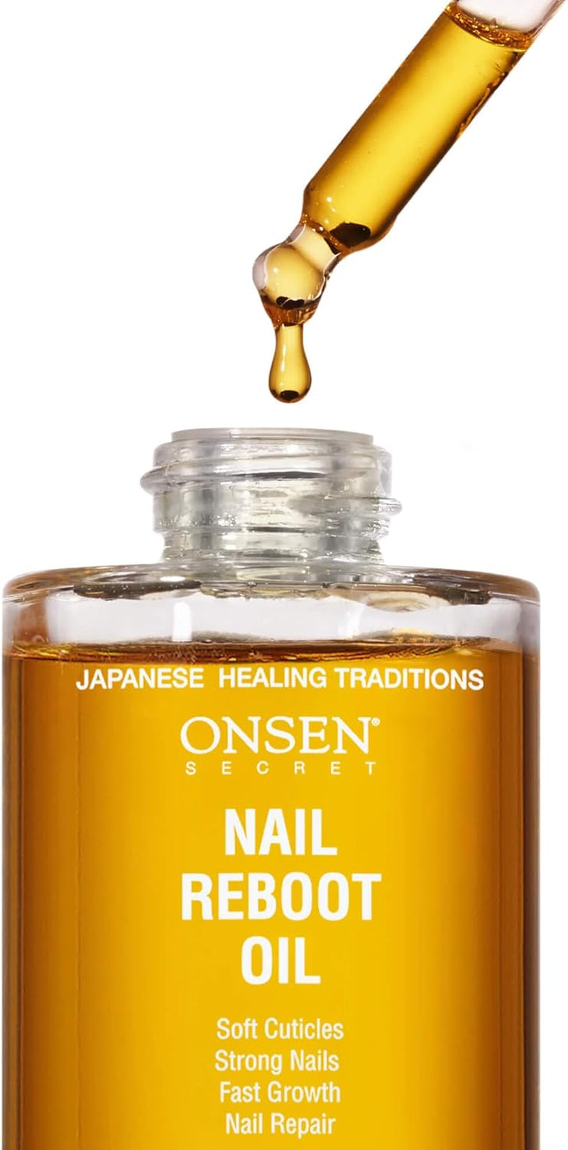 Organic Nail and Cuticle Oil Treatment - USA Made Japanese Formula for Damaged Nails - Natural Care and Repair for Visible Results - 30ml 