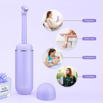 Portable Peri Bidet: 380ml Handheld Leakproof Bottle for Postpartum & Perineal Care 