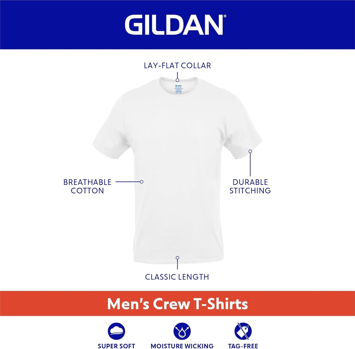 Mens Platinum Crew T-Shirts