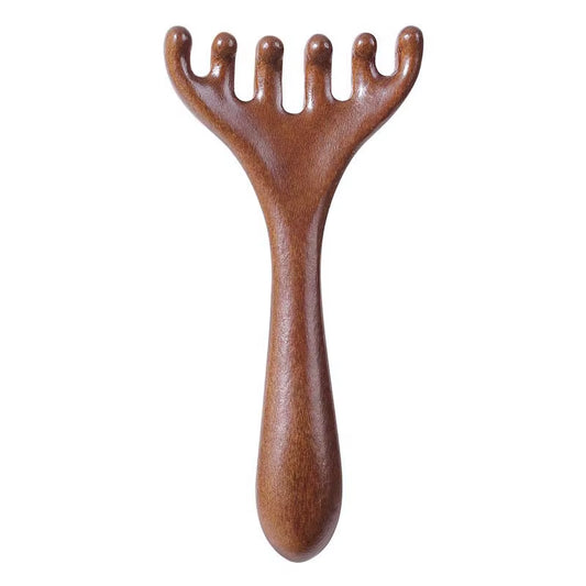 Wooden Meridian Massage Comb – Gua Sha Tool