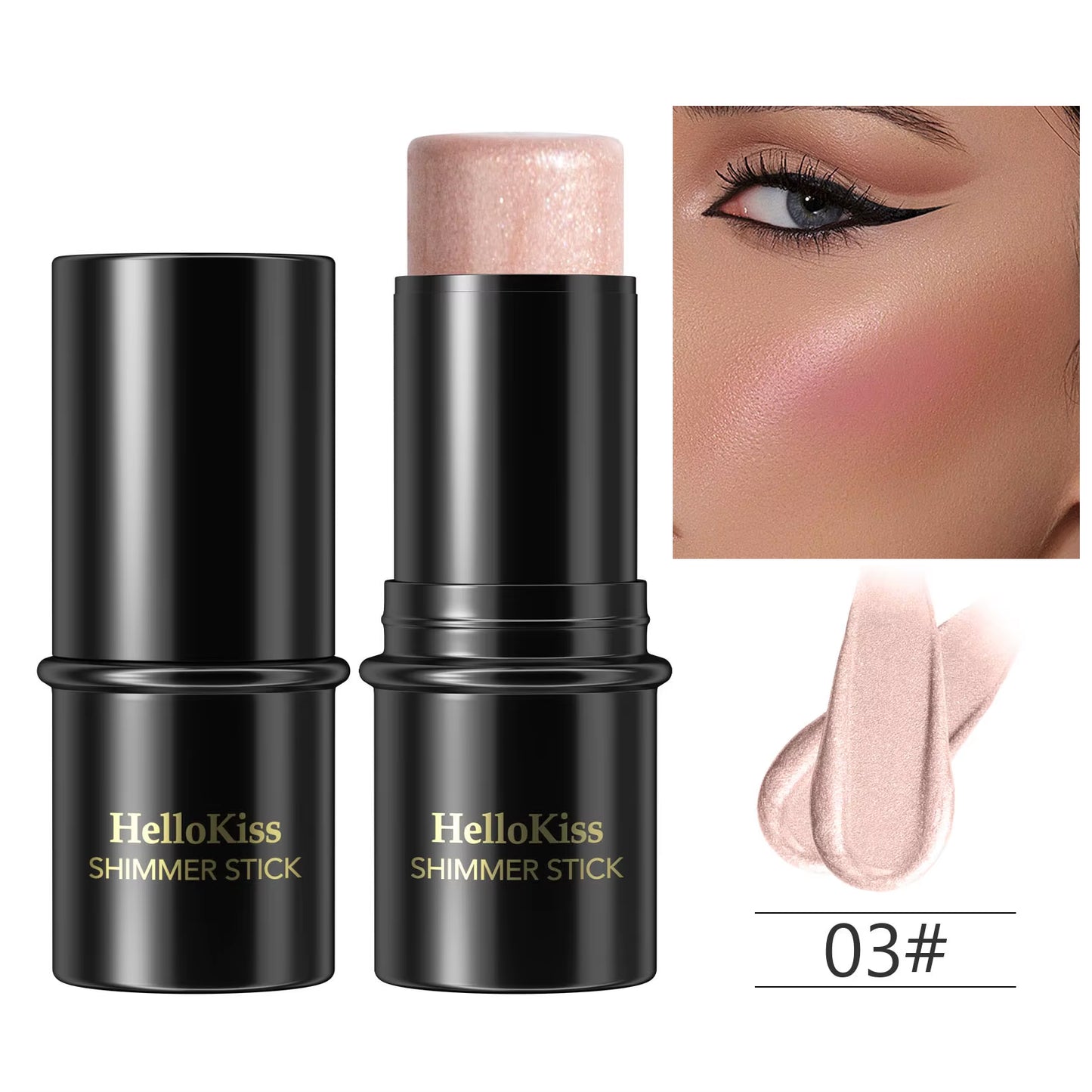 Highlighting Bronzer Stick Face Brightening Blusher Contour Concealer Pen