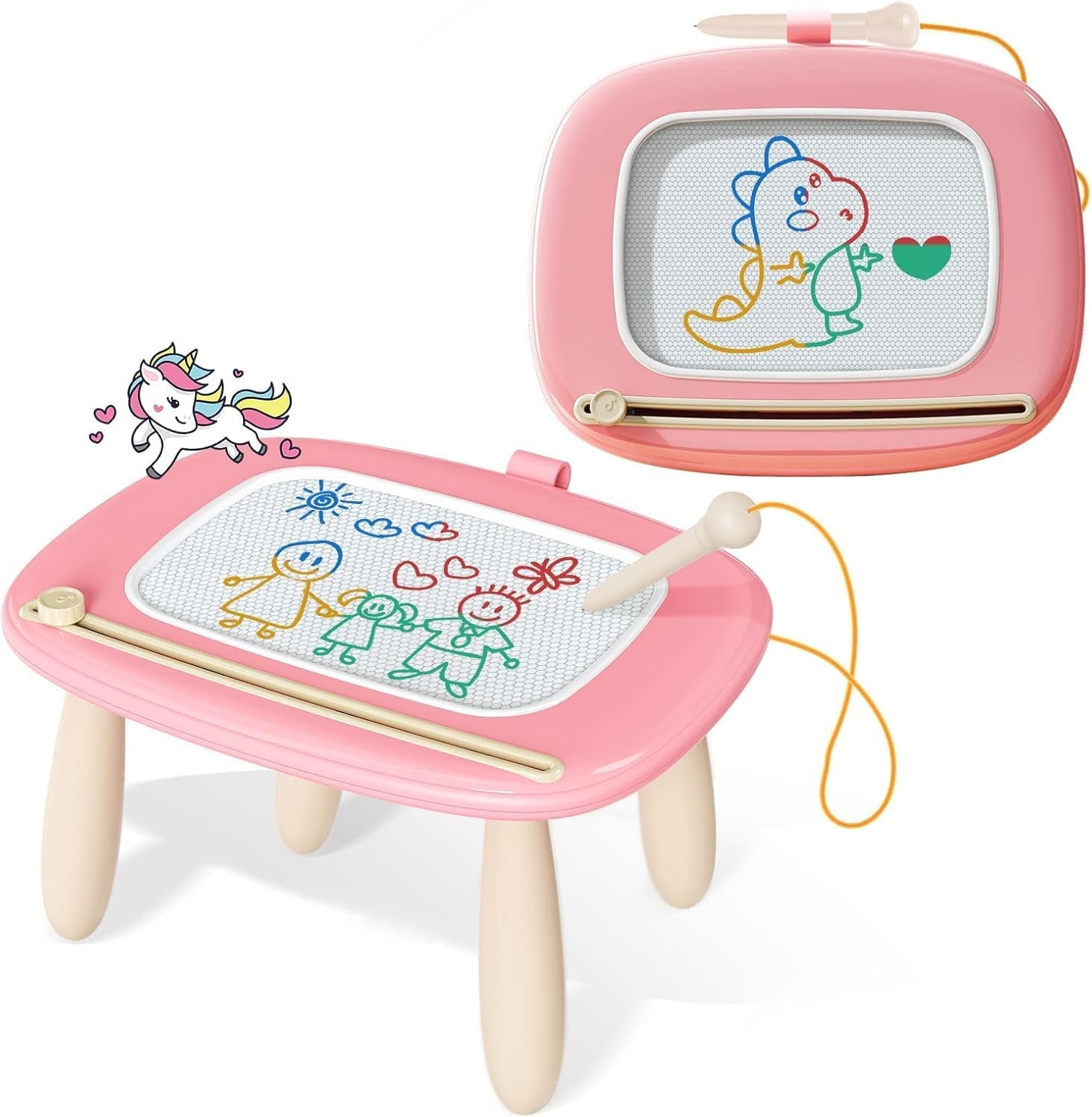 Magnetic Drawing Board Toddler Toys Doodle Sketch Pad for Boys and Girls-Age 1–3