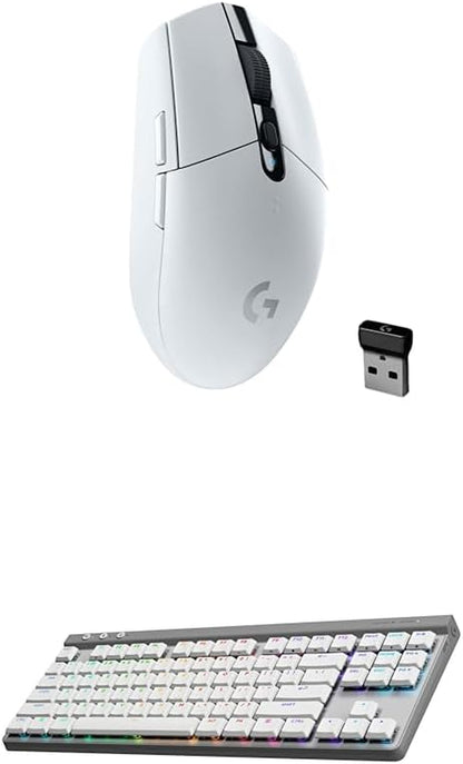 305 Lightspeed Wireless Gaming Mouse + G515 TKL Wireless Gaming Keyboard (Tactile) Bundle: White
