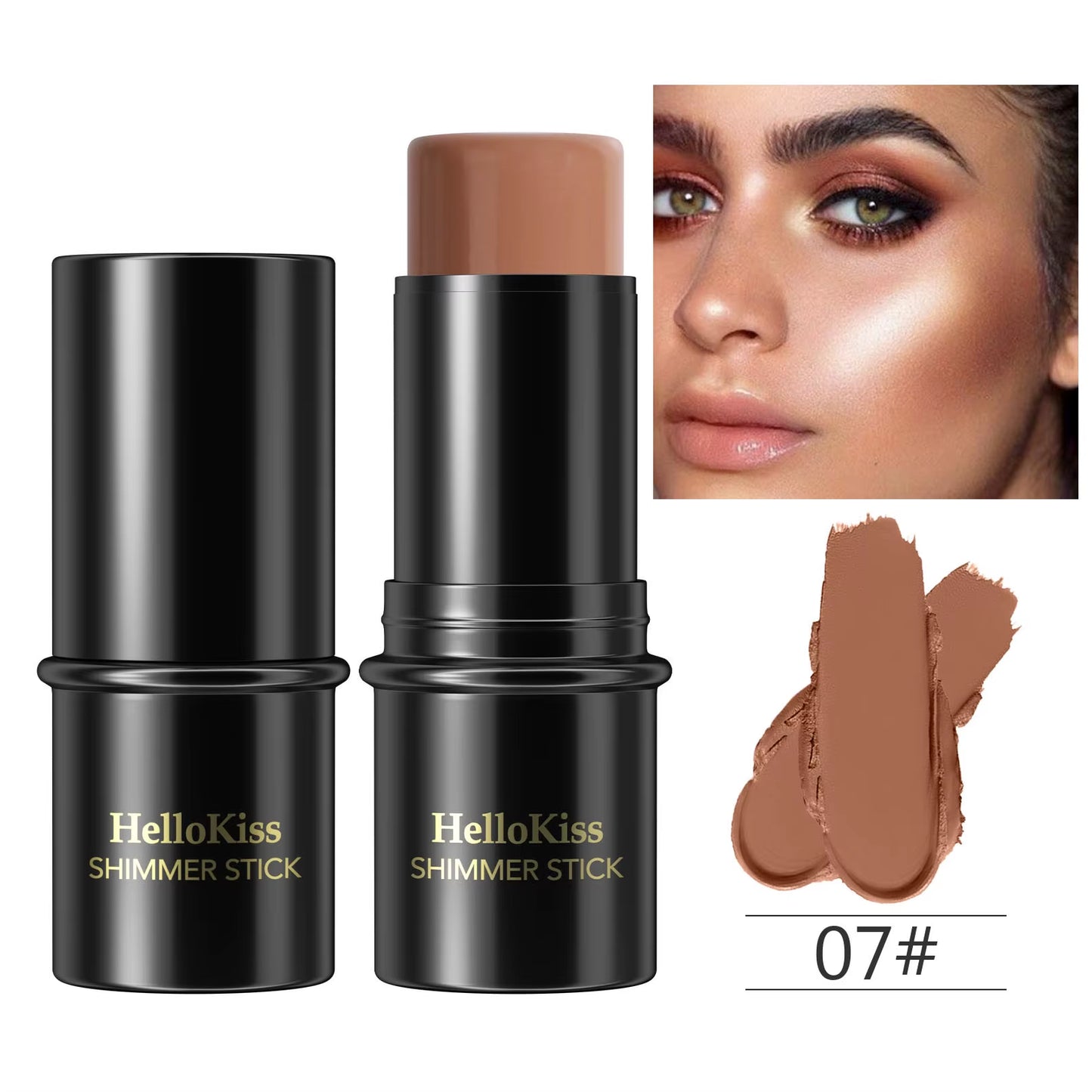 Highlighting Bronzer Stick Face Brightening Blusher Contour Concealer Pen