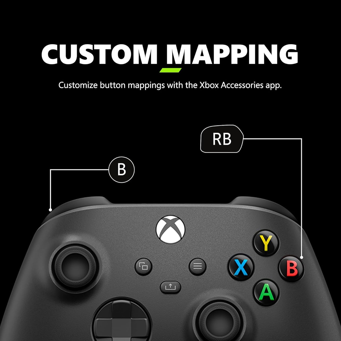 Wireless Gaming Controller (2025) – Carbon Black – Play on , Windows, Android, Ios, Firetv Sticks, Smart Tvs, VR Headsets