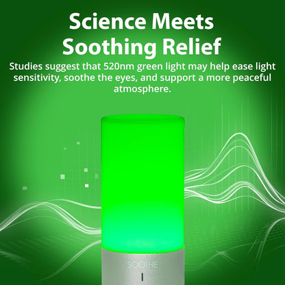 Soothe - 520Nm Narrow-Band Green Light Lamp by Gamma - Migraine Headache Relief - Pain Relief