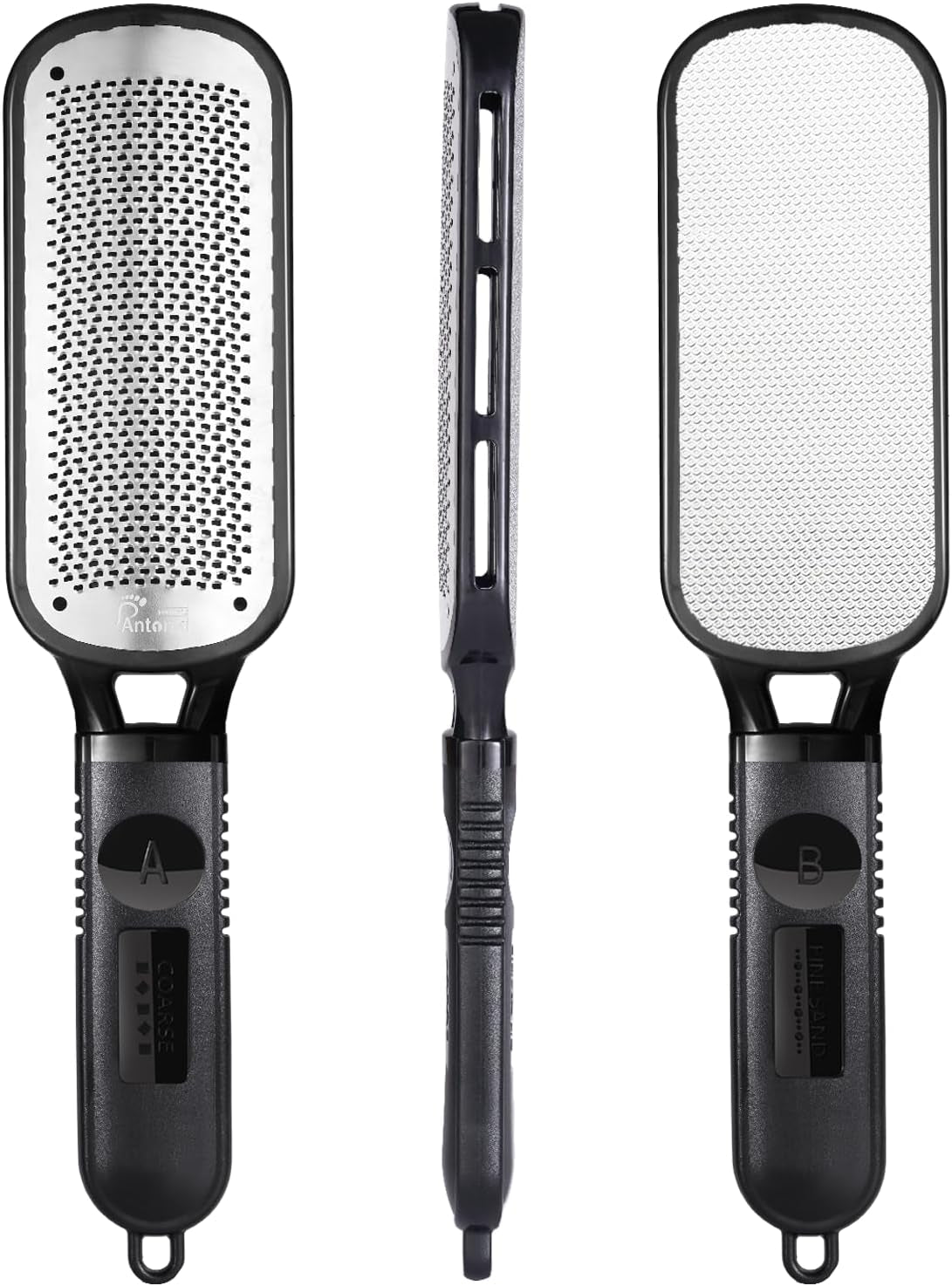 Stainless Steel Professional Foot File and Callus Remover for Effective Dead Skin, Cracked Heel, and Corn Treatment