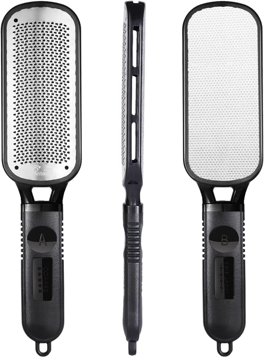 Stainless Steel Professional Foot File and Callus Remover for Effective Dead Skin, Cracked Heel, and Corn Treatment