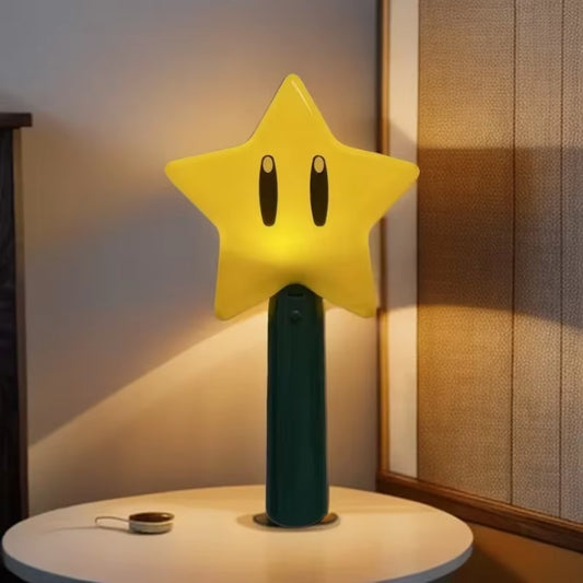 Super Star LED Music Night Light – USB Rechargeable Sound Lamp 