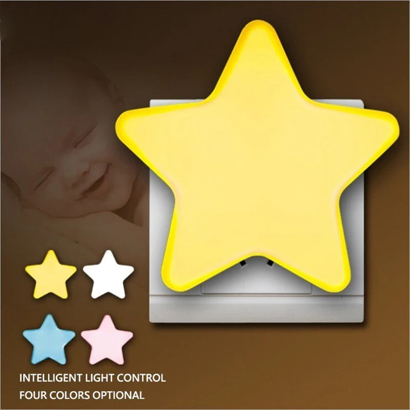 Star Night Light US Plug – Bedroom, Nursery, Corridor Home Décor LED Lamp